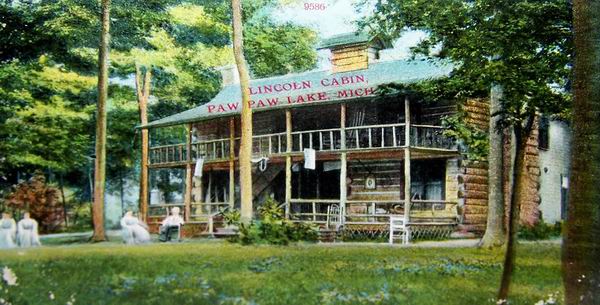 Lincoln Cabin Paw Paw Lake (newer photo)